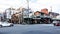 Kyoto, Japan - December 30, 2009: People walking down the street in Gion the old ancient center of Kyoto, Japan.