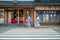 KYOTO, JAPAN - JULY 05, 2017: Unidentified people walking in the city to visit the beautiful view of Yasaka Pagoda Gion