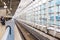 KYOTO, JAPAN - NOVEMBER 7, 2017: View of the interior of the railway station. Copy space for text.