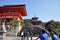 KYOTO- OCT 21: Field visit at Koyomizu temple, a famous tourist
