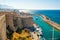 Kyrenia Castle, view of Venetian tower. Cyprus