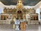 Kyshtym, Russia, January, 26, 2020. Iconostasis of the Church of the Descent of the Holy spirit on the Apostles in the city of Kys