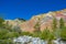 Kyzyl-Chin Valley,Altai Mountains,Russia.Colored Rocks Kyzyl-Chin Other Name Is Mars.Picturesque Martian Landscape