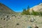 Kyzyl-Chin Valley,Altai Mountains,Russia.Colored Rocks Kyzyl-Chin Other Name Is Mars .Picturesque Martian Landscape From