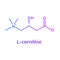 L-carnitine chemical formula