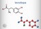 l-DOPA, levodopa molecule. It is an amino acid, is used to increase dopamine concentrations in the treatment of