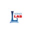 L letter vector icon for science lab laboratory