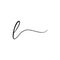 L signature letter logo design concept