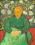 La Berceuse, portrait of Madame Roulin, painting by faous Dutch painter Vincent Van Gogh