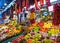 La Boqueria, fruits. World famous Barcelona market