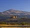 La Calahorra castle with Sierra Nevada, Andalusia, Spain