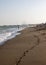 La Carihuela beach in Torremolinos, Malaga, Costa del Sol, Spain