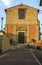 La Collegiata church in Lucignano town in Italy