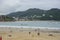 La Concha beach at San Sebastian Pais Basque Spain