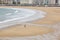 La Concha sand beach in San Sebastian. Pais Vasco, Spain