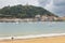 La Concha sand beach. San Sebastian, Pais Vasco Spain