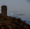 La Corbiere radio tower moonrise