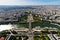 La Defense district, Trocadero place and Seine river, Paris, France.