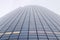 La defense Offices tower blind facades in Paris business district