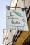 La Derniere Goutte wine shop sign in Paris, France