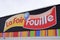 La Foir Fouille sign logo and text brand on french store chain who selling cheap