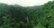 La Fortuna Waterfall in the rainforest near Arenal Volcano in Costa Rica, Central America. Beautiful nature landscape at