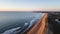 La Gachere beach in Brem sur Mer, Vendee, France