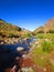 `La gloria river` Andes mountains in Achibueno Valley, Linares, Maule, Chile