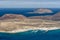 La Graciosa island volcanic landscape, Spain