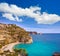 La Granadella beach in Javea of Spain