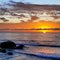 La Jolla Beach Sunset in Sam Diego California