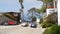 La Jolla, San Diego, CA USA -24 JAN 2020: Cars and buildings, downtown city street of californian coastal tourist resort.