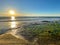 La Jolla shores and beach before sunset twilight in La Jolla San Diego