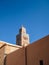 La Koutoubia Tower Minaret in Marrakech in Morocco