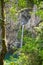 La Leona waterfall in Radal 7 cups in the region of Maule Chile