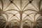 La Llotja gothic vaulted ceiling interior in Palma de Mallorca