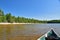La Mauricie National Park Caribou lake. Perfect day to go out in canoe.