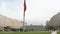 La Moneda Palace And Chilean Flag, In Santiago De Chile.