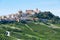 La Morra town in Piedmont, Langhe hills in Italy in a sunny day