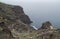 La Palma, landscape of the western steep coastal part of the island, Tijarafe municipality