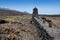 La Palma lava stone fence column in Fuencaliente