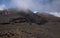 La Palma, long-range popular hiking route Ruta de Los Volcanes, landscapes around  black crater of Hoyo Negro