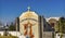 La Paz Jesus Christ  Mosaic Facade Outside Catholic Church Puebla Mexico