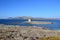La Pelosa beach and tower in Sardinia, Italy