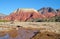 La pollera de la coya, red mountain in Argentina