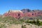 La pollera de la coya, red mountain in Argentina