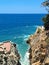 La Quebrada is a cliff in the port of Acapulco, Guerrero, Mexico where the famous diving is done by young people who climb it