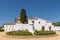 La Rabida Monastery in Huelva. Mudejar art in a place where Christopher Columbus began to organize his trip. Huelva, Andalusia,