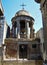 La Recoleta Cemetery - long shot old mausoleum