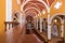 La Recoleta church interior view from above Arequipa Peru